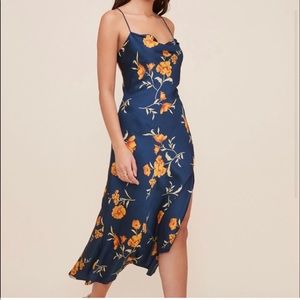 ASTR Gaia Floral Midi Dress